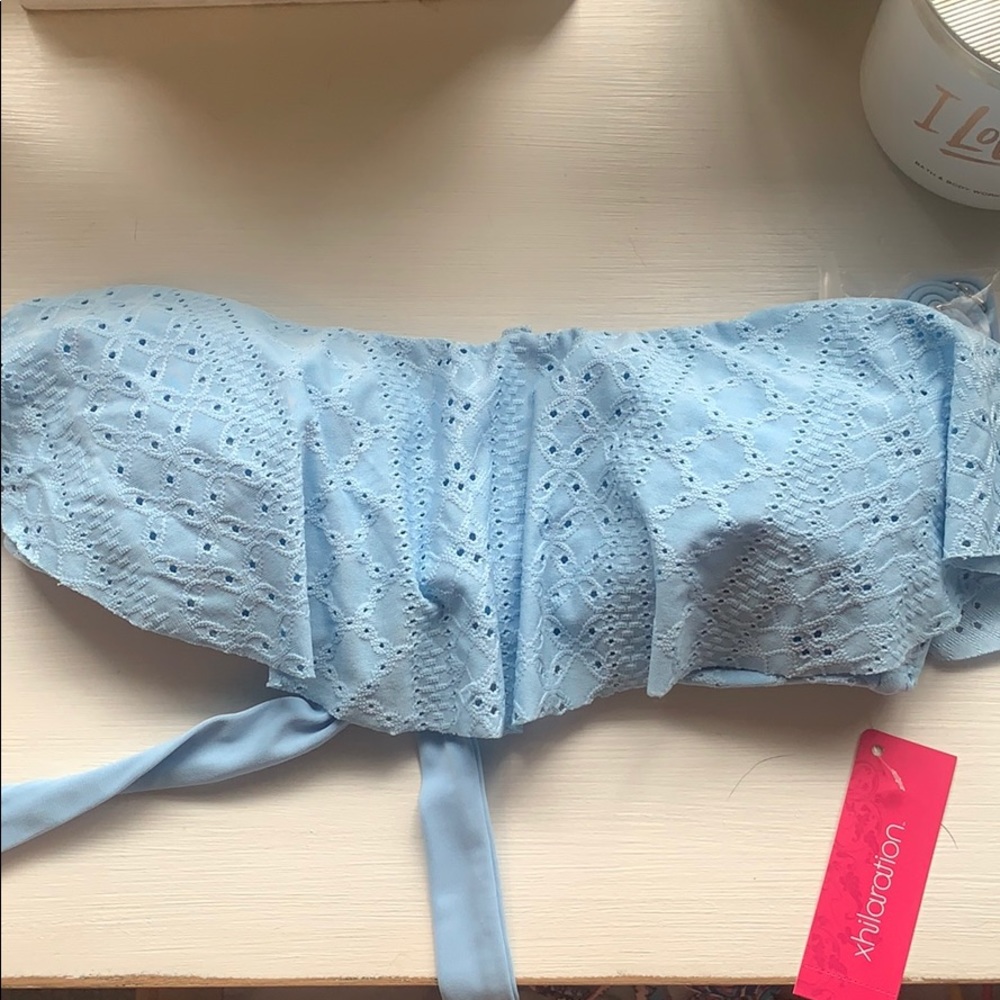NWT Target Blue Bikini top